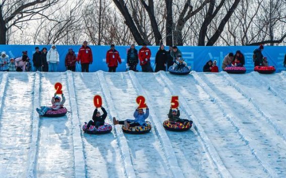 玉渊潭公园冰雪嘉年华：雪中的新年祝福与欢聚时光